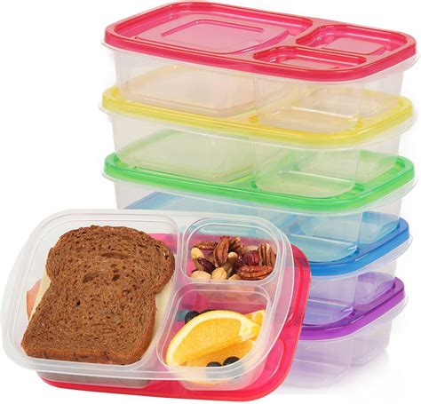 Three Compartment/ Partition Steel Lunch Boxes 